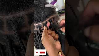 Learn how to interlock dreadlocks using crochet needle instantdreadlocks hairextensions braids [upl. by Christy]