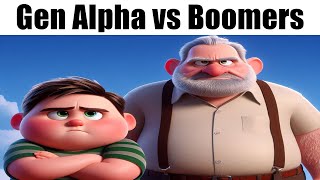 Gen Alpha vs Boomers be like [upl. by Erkan]