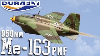 Durafly™ Me163 Komet 950mm High Performance Rocket Fighter PNF  Product Video [upl. by Aikyt]