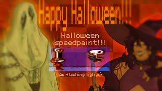 A Halloween Speedpaint on November 1st Speedpaint Yap Session [upl. by Enidualc26]