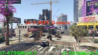 i74790K vs i75930K  SLI 980 Ti in 3 Games 4K [upl. by Carrillo]