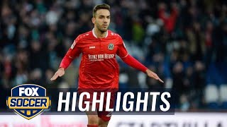 Karaman stunning goal gives Hannover 30 lead vs Ingolstadt  2015–16 Bundesliga Highlights [upl. by Parris838]