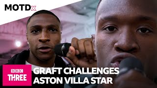 Rap Game UK’s Graft vs Aston Villa Star Rap Challenge  MOTDx  BBC Three [upl. by Uzziel]