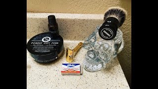 Kensurfs Limited Edition Brush from DSCosmetic amp Shannon Soaps Forest City Fern [upl. by Jehias]