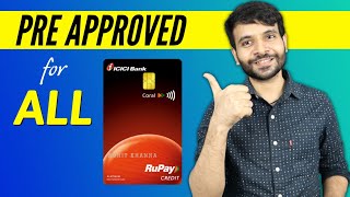 ICICI UPI Rupay Credit Card PreApproved for ALL  LIFE TIME FREE 🔥🔥 [upl. by Judson]