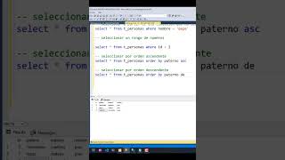 Ordenar resultados de manera descendente sqlserver windows basededatos [upl. by Ecnarret]