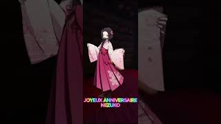 joyeux Anniversaire nezuko  😍 [upl. by Thorr]