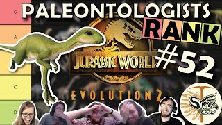 IS HE DEHYDRATED  Paleontologists rank DRYOSAURUS in Jurassic World Evolution 2 [upl. by Karlyn]