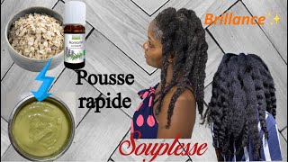 🍇192 MEILLEUR SOIN DÉMÊLANT POUSSE EXTRÊMEBOOSTEUR DE VOLUME 💯 NATUREL LAURIANNE AFRO [upl. by Loredana]