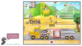 Lustige Kinder Wimmelbuch App👷 Meine Bauarbeiter 👷‍♀️ getestet von Ene Mene Mobile [upl. by Ferdinanda542]