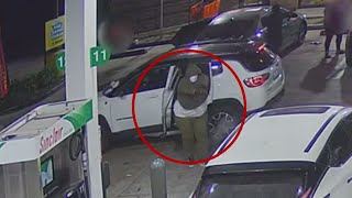 Deadly South LA gas station shooting caught on camera 50K reward offered [upl. by Asseralc]