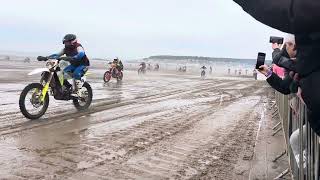 Mass start at the 2024 Weston Beach Race [upl. by Kissiah]