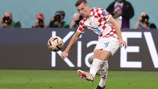 MISLAV ORŠIĆ HRVATSKA 2  1 MAROKO worldcup croatia football [upl. by Nyladnarb]