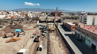 El soterramiento a vista de dron [upl. by Akirat]