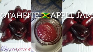 How to make jam with Jamaican 🇯🇲 apple easy amp simple recipe 👀 [upl. by Neuburger]