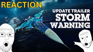 War Thunder quotStorm Warningquot Trailer Reaction  Oh dear [upl. by Anaytat]