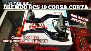 REVIEW MASTER REM PALING VIRAL  Master Rem Brembo RCS 19 Corsa Corta Vietnam [upl. by Ver]