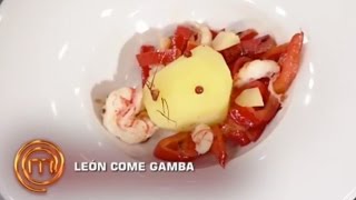 León come gamba  MasterChef 3 [upl. by Obe127]