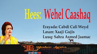 Hees Wehel Caashaq Sahra Axmed Balwo Lyrics [upl. by Schuh]