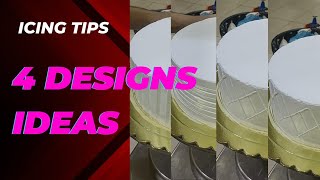 cake icing tutorial for beginners  whip cream cake  beginners special  106 [upl. by Acsehcnarf]