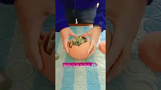 Kishu ka gullak 🚁 💣 bomb funny babyanaya comedy diwali diwalispecial fun shorts savings [upl. by Etteuqal]