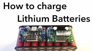 How to Charge Lithium Batteries [upl. by Frangos]