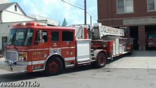 Ladder 20 Detroit Fire Department [upl. by Javler22]