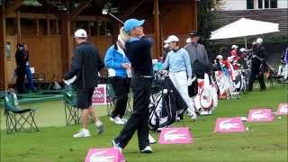 SUZANN PETTERSEN At Evian Championship 2013 Warm up [upl. by Narine726]