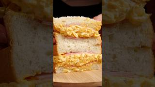 Pickled Scallion egg sandwich food [upl. by Ayidan]