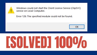 How to Enable CLIPSVC Client License Service Not Starting in Windows 1011 [upl. by Nosemaj]