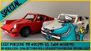 Hat CaDA den besseren Porsche Vergleich LEGO Porsche 911 10295 vs CaDA C61045 Classic Sports Car [upl. by Enttirb]