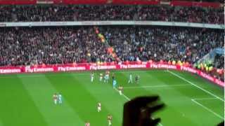 Balotelli Red Card  Arsenal vs Manchester City 8412 [upl. by Evvie]