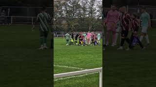 Clapton CFC and Thetford Town FC line up in the FA Vase Football [upl. by Ynahirb]