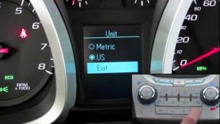 Getting To Know Your 2011 Chevrolet Equinox How To Use The Drivers Info System [upl. by Anauq]