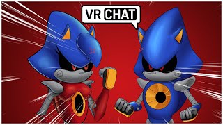 METAL SONIC MEETS METAL SONICA IN VR CHAT [upl. by Allebram813]