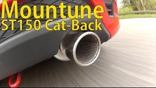 Fiesta ST 150 Mountune Catback Exhaust [upl. by Zeitler574]