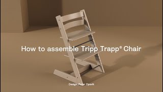 How to assemble the Tripp Trapp® Chair [upl. by Arutak]