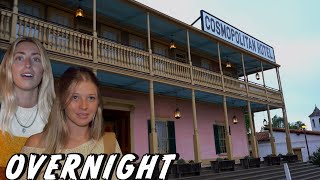 OVERNIGHT in the MOST HAUNTED Hotel Room Cosmopolitan Hotel TERRIFYING [upl. by Leitman]