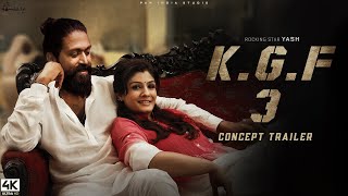 KGF  3 Concept Trailer 2023  Yash New Movie  Yash  Raveena  Prashanth Neel  kgf 3 trailer [upl. by Atiuqin]