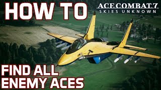 Guide on How To Find All Enemy Aces in Ace Combat 7 [upl. by Barstow]