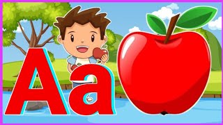 Phonics Song 2 with TWO Words in  A For Apple  ABC Alphabet Songs with Sounds for Children [upl. by Ynohtnaleahcim]