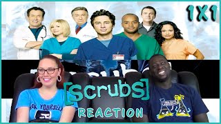 SCRUBS 1X1 My First Day REACTION FULL Reactions on Patreon [upl. by Wershba]