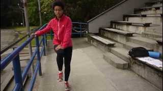 Runner stretching routine PNF ContractRelax iliopsoas hip stretch [upl. by Lenahs]