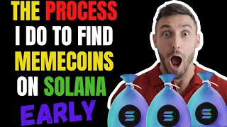 HOW TO FIND MEMECOINS ON SOLANA EARLY 🚀 [upl. by Bruni38]