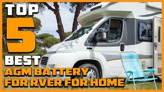 Top 5 Best AGM Batteries for RV in 2024 12v Deep Cycle AGM Batteries Review [upl. by Erl]