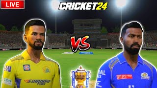 CSK vs MI IPL 2025  Impact Player Rule  Cricket 24  BK Gaming Starji [upl. by Riccardo530]