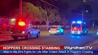 Nine Men Arrested After Stabbing and Brawl in Hoppers Crossing [upl. by Sousa911]