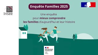 Enquête Familles 2025  A quoi sert l’enquête Familles [upl. by Anewor]