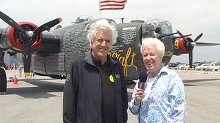 Zamperini Family Arrival on B24 and Torrance Rose Float Assoc Interview [upl. by Hymen]