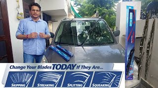 How To ChangeInstall Wiper Blades Of Maruti Suzuki Wagon R or Any Car In 5 Min At Home  KarDIY [upl. by Beale]